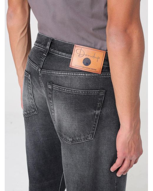 Dondup Gray Distressed Jeans for men