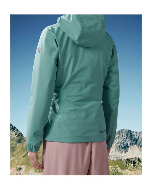 Moncler Green Valles Hooded Jacket