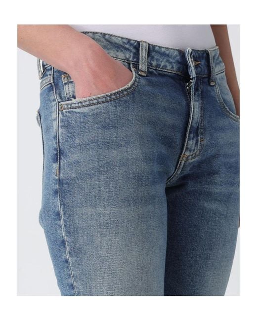 ICON DENIM Blue Belt Loop Jeans