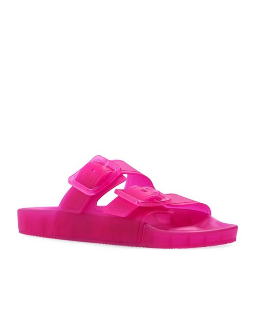 Balenciaga Pink Mallorca Flat Sandals