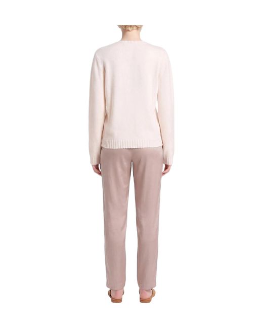 Max Mara Pink Solid Color Jumpers