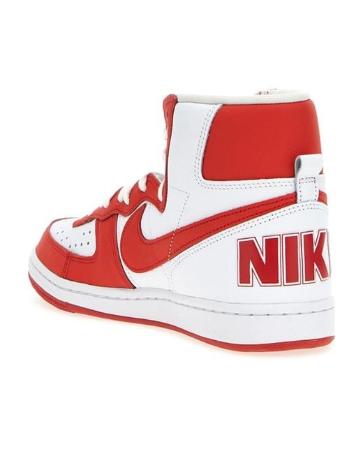 Comme des Garçons Red Comme Des Garçons Homme Plus Nike High-Top Sneakers for men