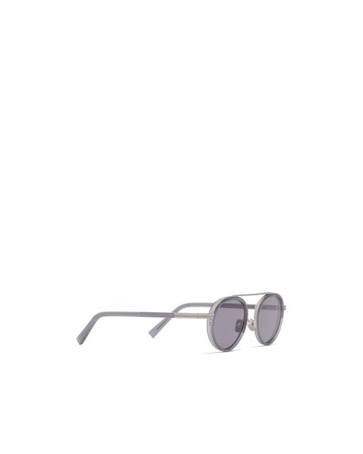 Zegna Metallic Orizonte Ii Sunglasses for men