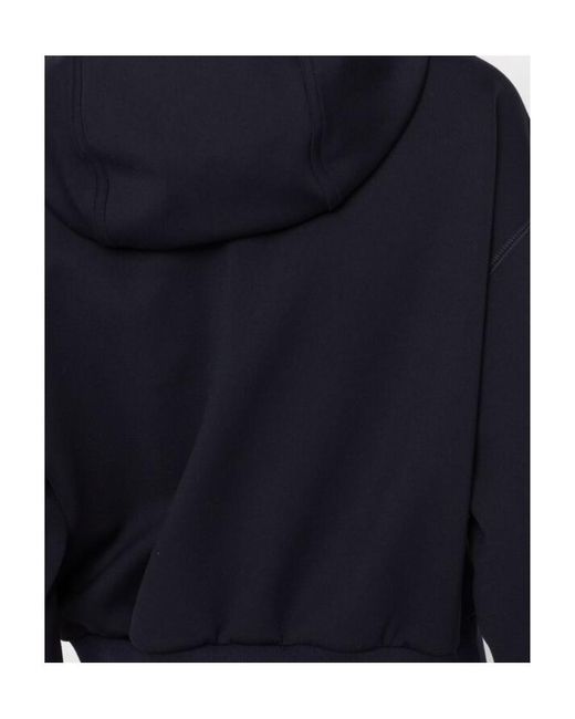 Stella McCartney Blue Scuba Drawstring Hoodie