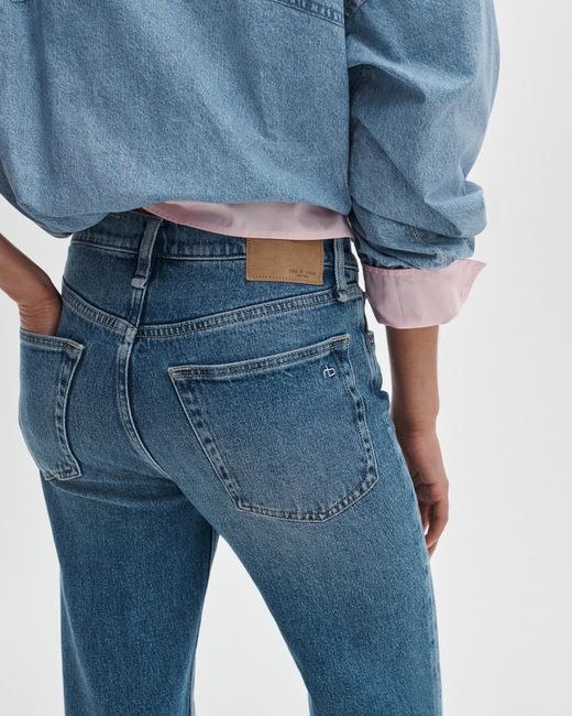 Rag & Bone Blue Belt Loop Jeans