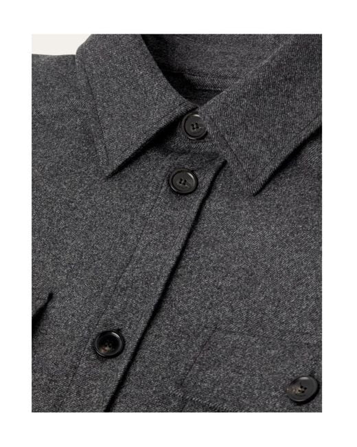 Loro Piana Gray Jim Overshirt for men