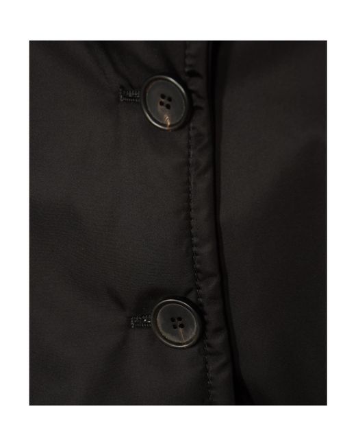 Marni Black Long-Sleeved Single-Breasted Coat
