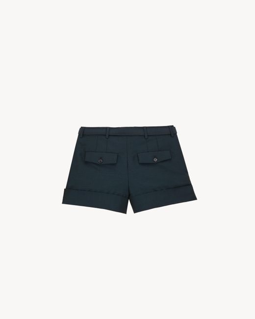 Saint Laurent Blue Shorts for men