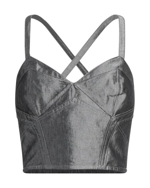 Rag & Bone Gray Plain Colour Tops