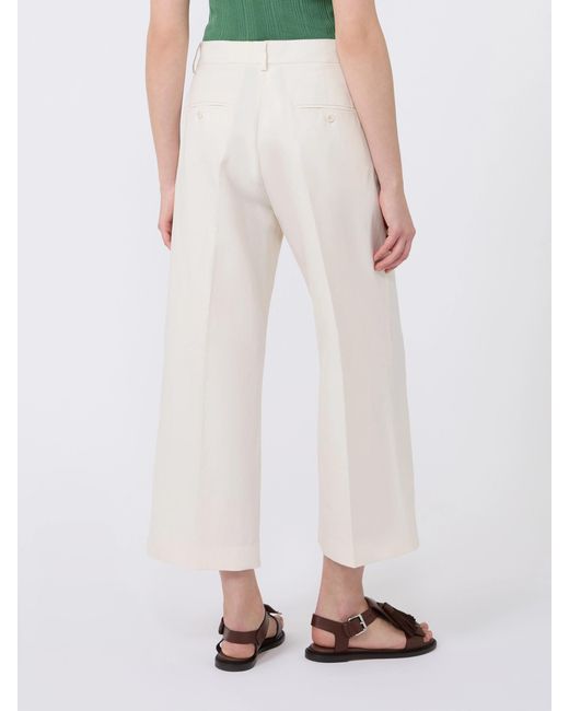 Weekend by Maxmara White Wide-Leg Trousers