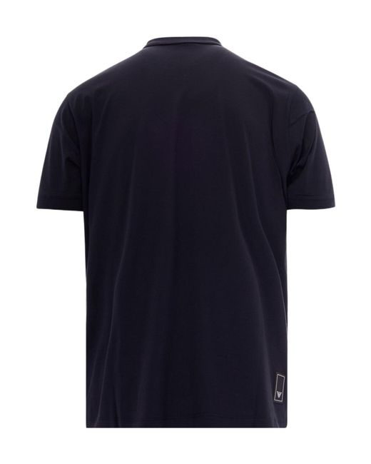 Emporio Armani Blue Slim Logo Polo Shirt for men