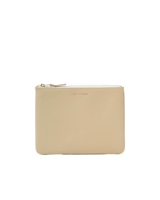 Comme des Garçons Natural Logo-Stamp Wallet for men