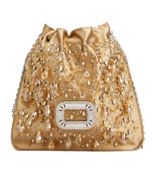 Roger Vivier Natural Pilgrim Mini Bag