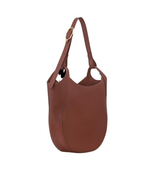 Longchamp Brown Le Foulonné Hobo Bag