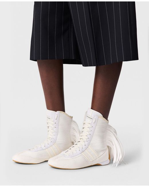 Stella McCartney Blue Tailored Pinstripe Shorts