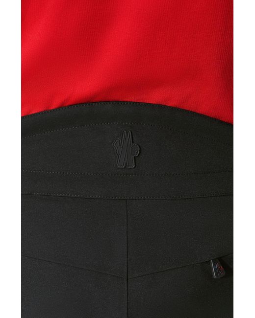 Moncler Black Nylon Ski Trousers for men