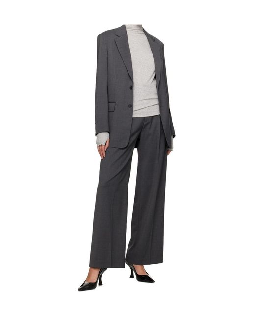 Filippa K Gray Logo Blazer