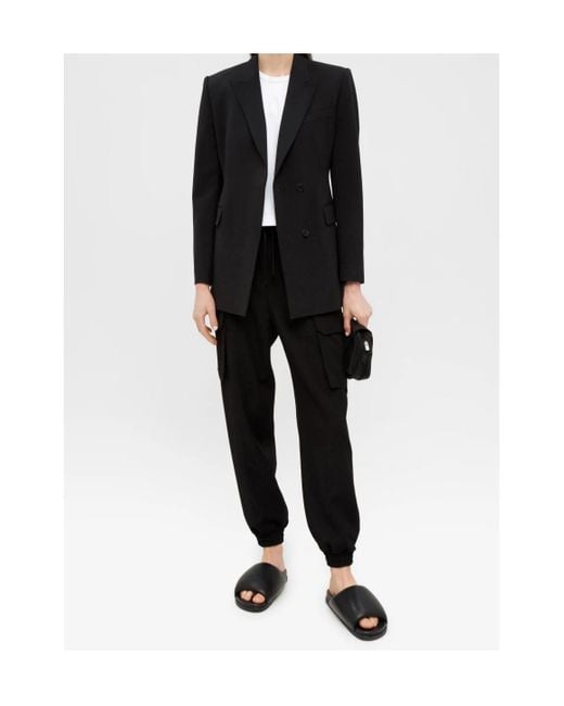 Juun.J Black Long-Sleeved Suit Jacket