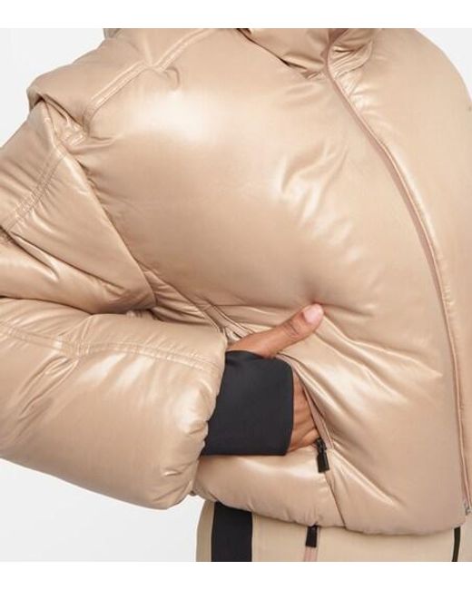 Aztech Mountain Natural Daisy Cropped Down Jacket