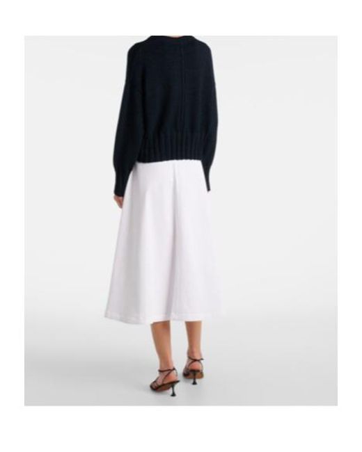 Altuzarra Blue Liam Cotton And Silk-Blend Cardigan