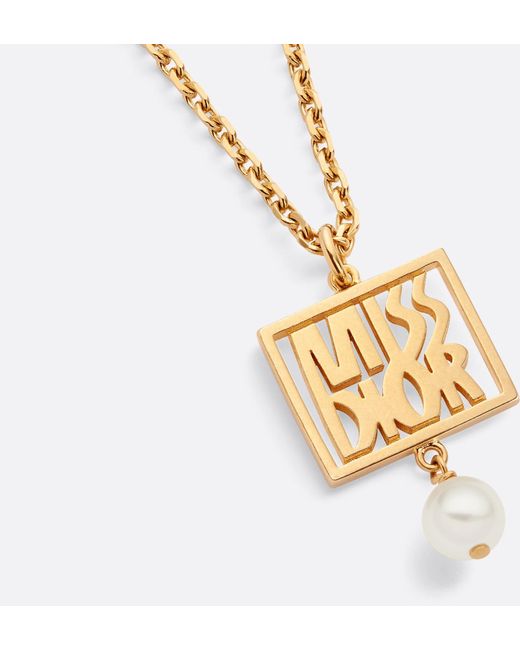 Dior Metallic Miss Necklace