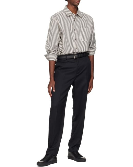 Common Projects Black Achilles Leather Low-Top Sneakers for men