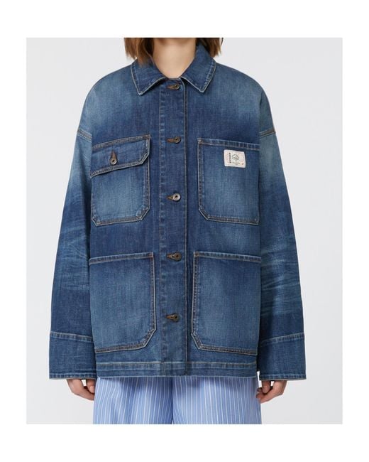 Max Mara Blue Weekend Aligi Denim Jacket
