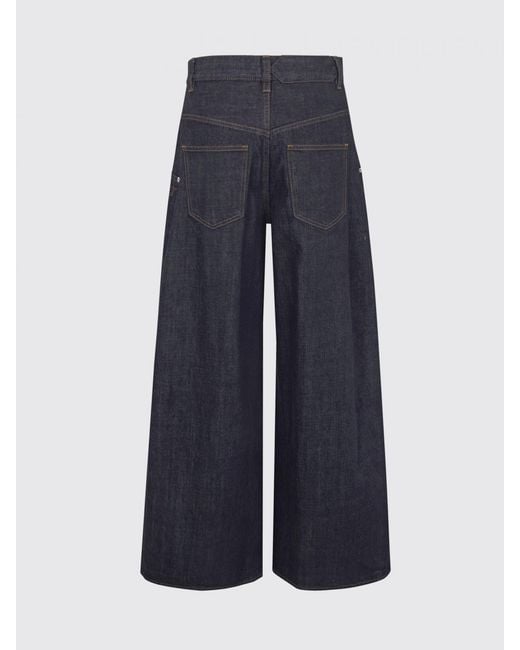 Jacquemus Blue Pleated Jeans