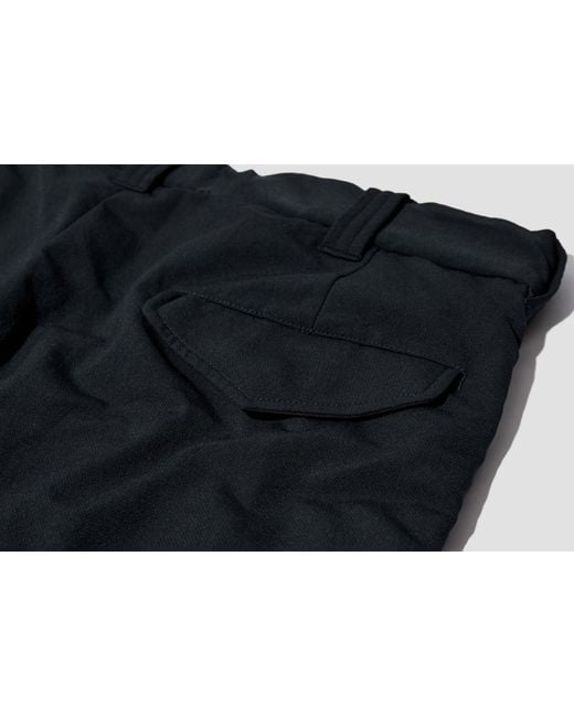 Nanamica Blue Alphadry Double-Pleated Shorts for men