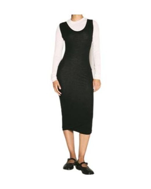 Marni Black Long-Sleeved Knitted Dress