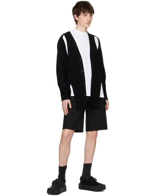 McQueen Black Buckle-Fastened Round-Toe Sandals for men
