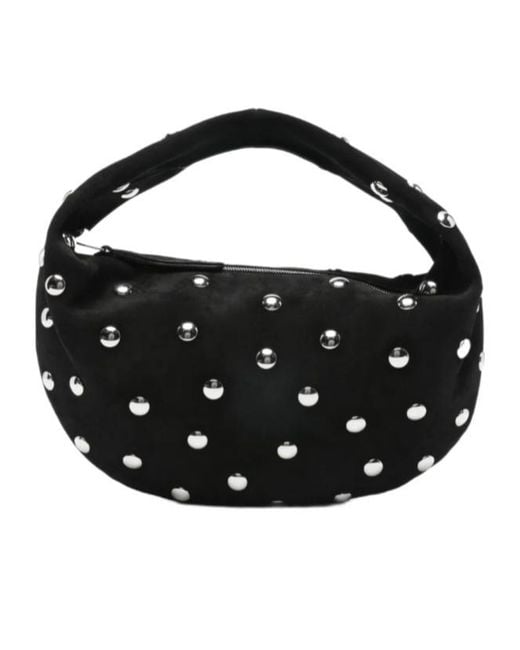 Khaite Black Olivia Hobo Medium Tote Bag