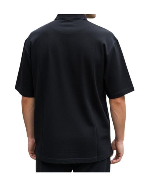 Boss Black Logo-Detail Cotton Polo Shirt for men