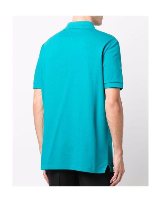 Bottega Veneta Blue Classic Polo Shirt for men
