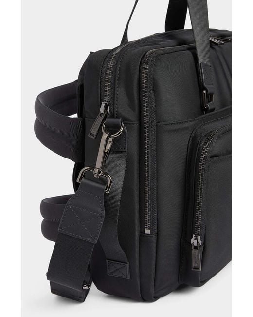 DSquared² Black Logo Detailed Briefcase for men