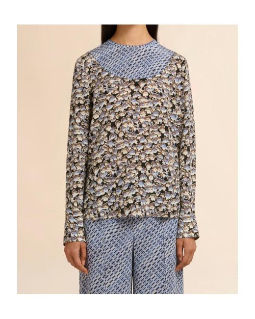 Marni Multicolor Silk Woven Top