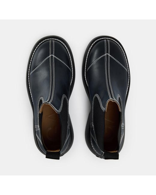 Ganni Black Classic Versatile Boots