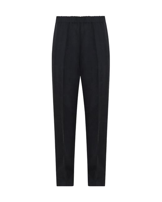 Fabiana Filippi Black Gubbio Jogging Pants