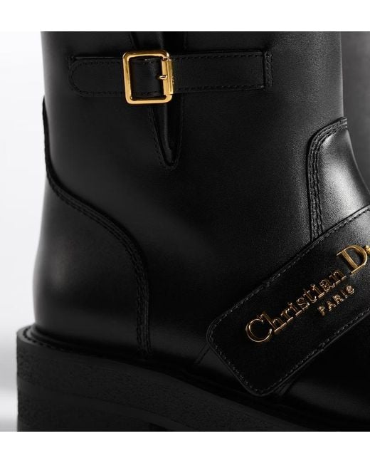 Dior Black D-Quest Ankle Boot