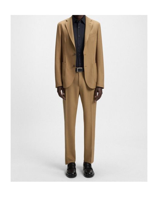 Boss Natural Boss Single-Breasted Long-Sleeved Jacket for men