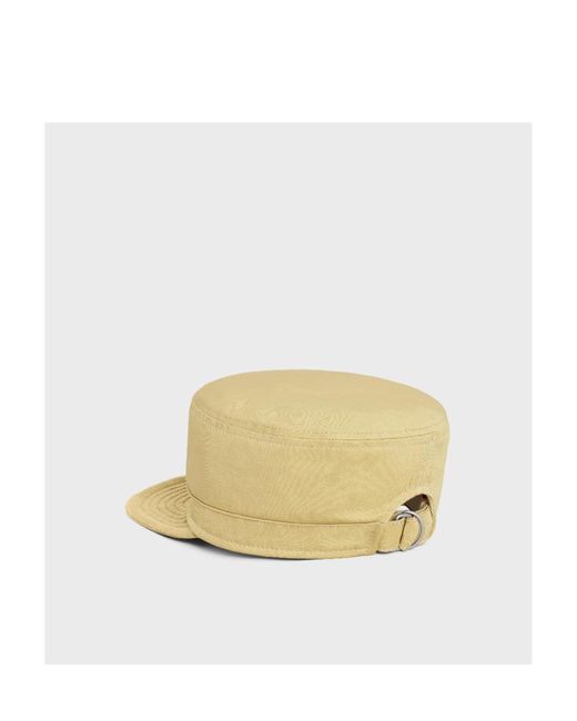 Céline White Triomphe Army Cap
