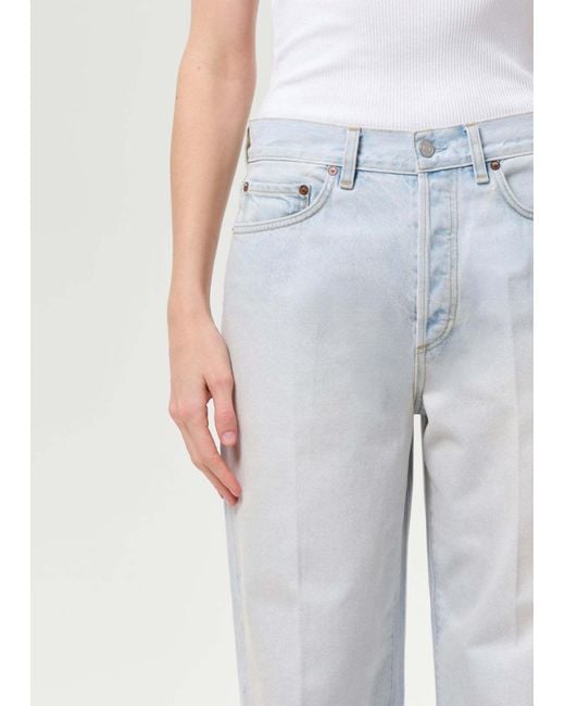 Agolde Gray Nate Relaxed Jeans