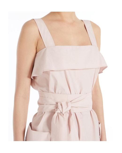 Weekend by Maxmara Pink Arte12324 Belted Sleeveless Dress