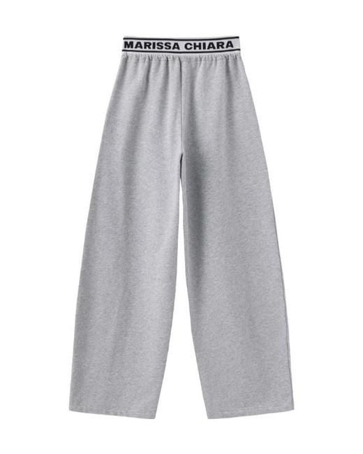 Marissa Chiara Gray Drawstring Sweatpants