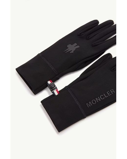 Moncler Black Technical Gloves