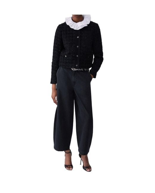 Liu Jo Black Bouclé Jacket