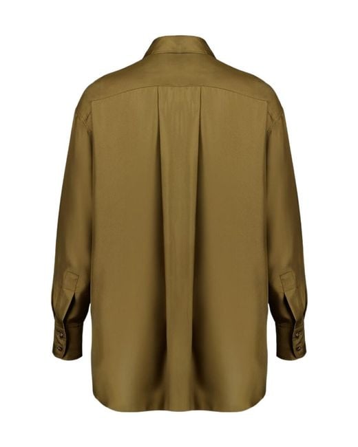 Zimmermann Green Crush Relaxed Fit Shirt