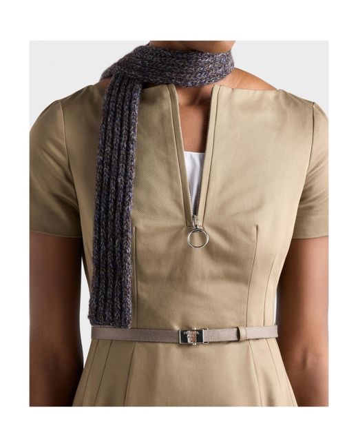 Prada Natural Chino Zipper Dress