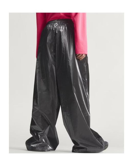 Adidas Originals Black Wide Leg Drawstring Pants