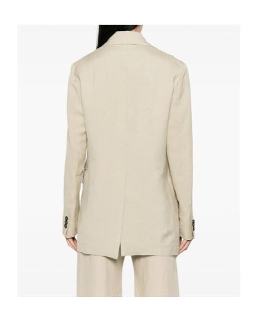 Barena Natural Long-Sleeved Suit Jacket